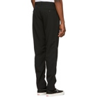 Comme des Garcons Homme Black Wool Trousers