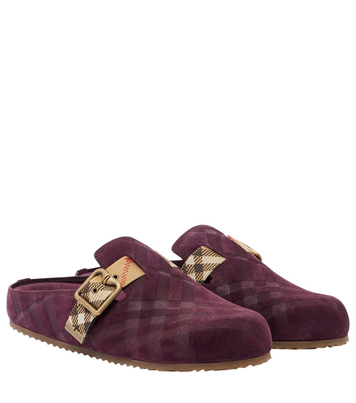 Photo: Burberry Urchin suede clogs