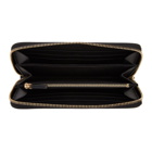 Fendi Black and Gold Metal Bag Bugs Wallet