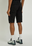 C.P. Company Logo Stretch-cotton Cargo Shorts Black