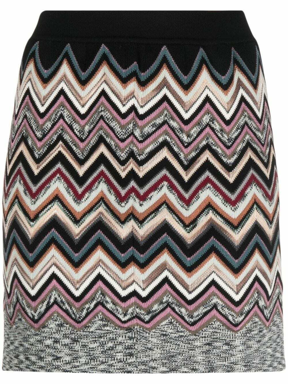 Missoni Pareo Skirt- Blue Zig Zag Pattern