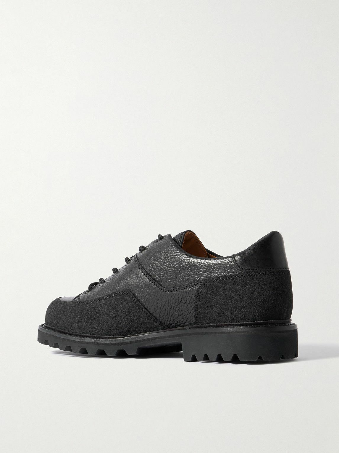 MORJAS - The Hybrid Hiker Full-Grain Leather Boots - Black