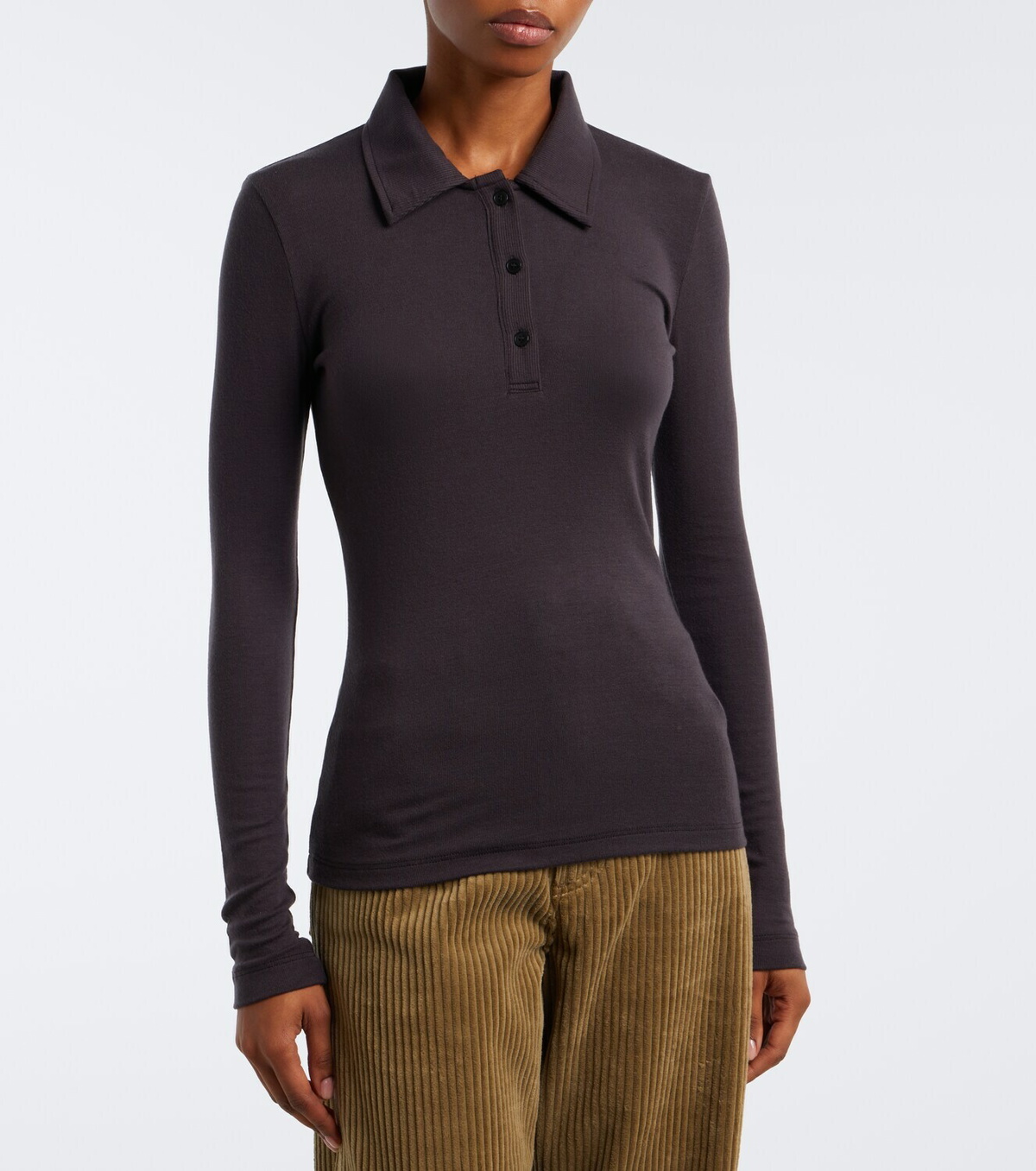 Agolde Amos jersey polo shirt