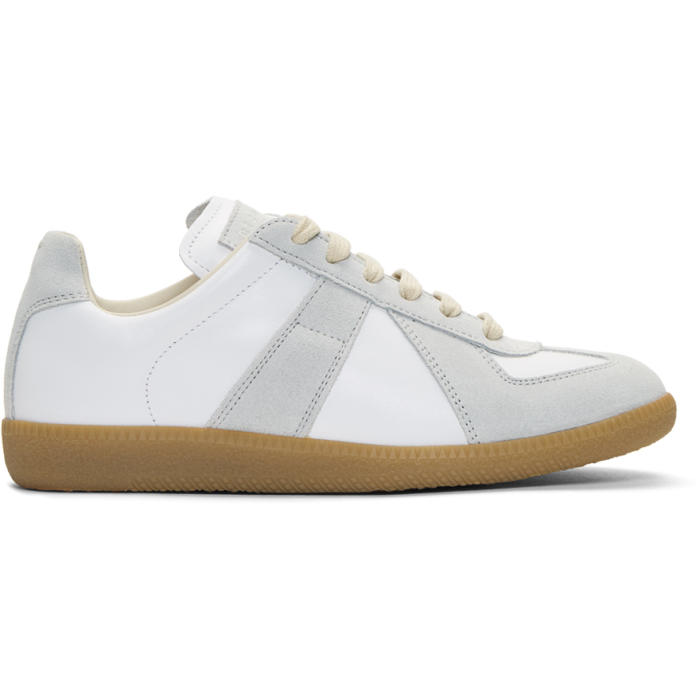 Maison Margiela White Replica Sneakers Maison Margiela