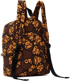 BAPE Orange & Brown Baby Milo Backpack