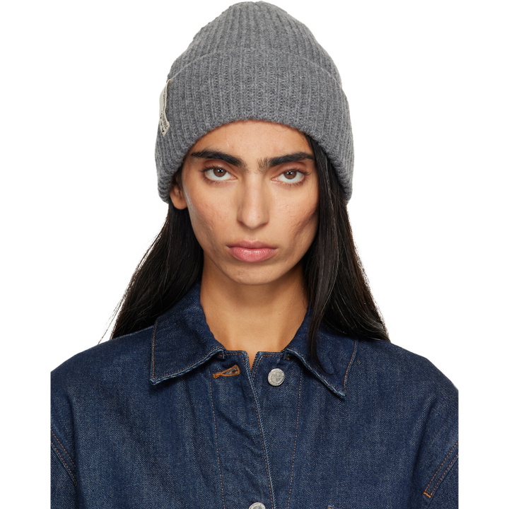Photo: A.P.C. Gray Noa Beanie