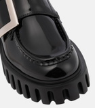Roger Vivier Viv' Go-Thick leather platform Chelsea boots
