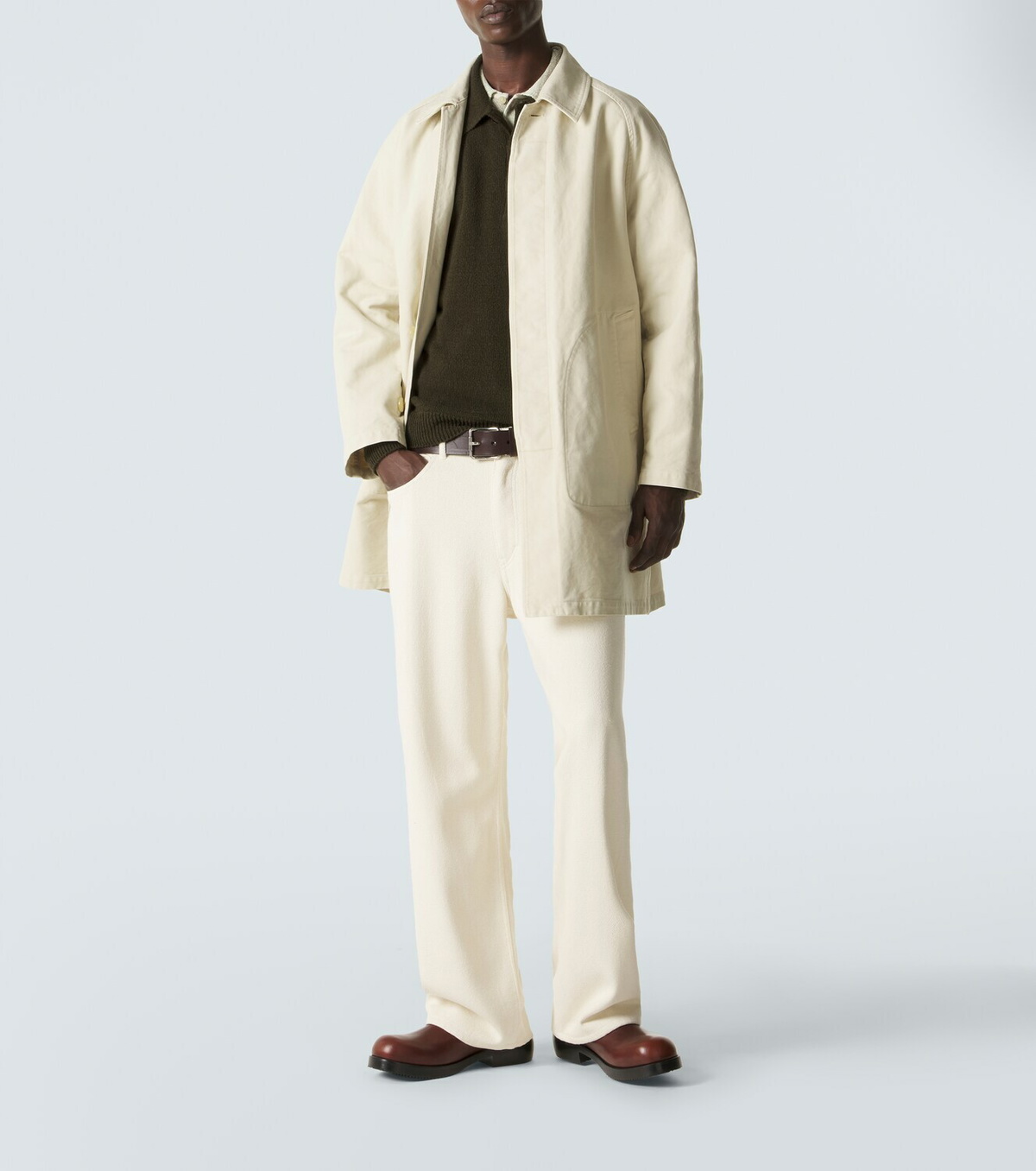 Auralee Cotton twill coat