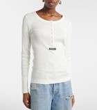 Dolce&Gabbana Ribbed cotton Henley shirt