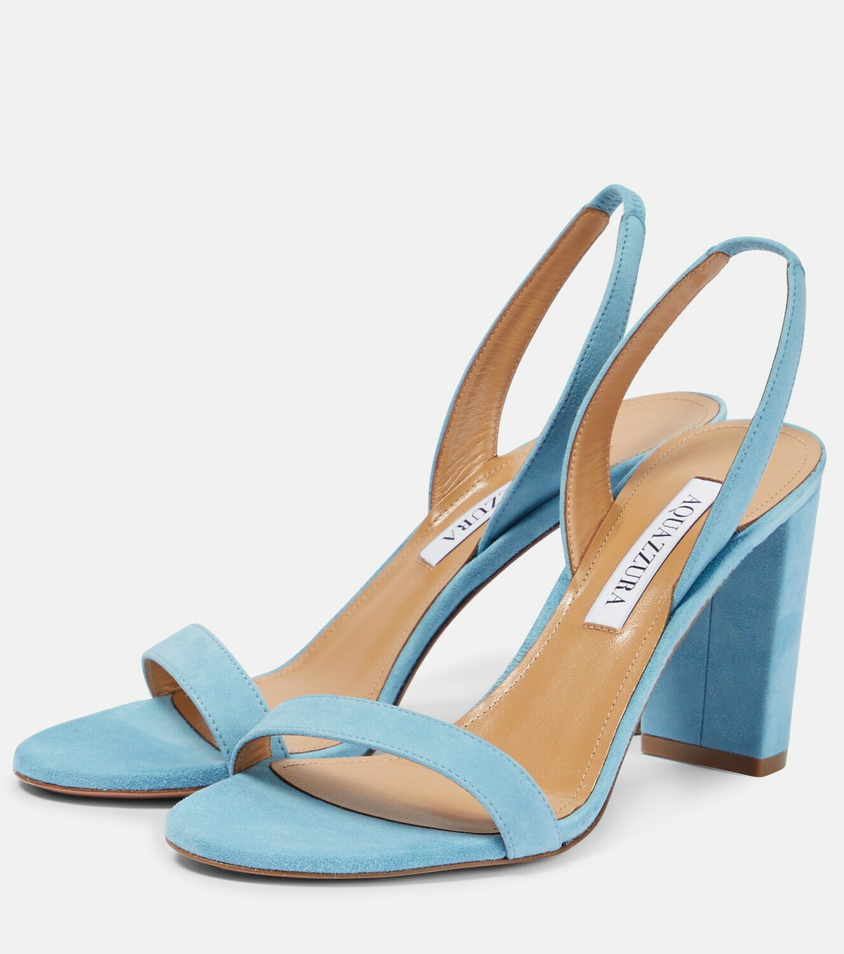 aquazzura suede sandals