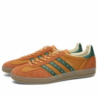 Adidas Men's x Hardies Hardware Gazelle Indoor Sneaker in Rustic Orange/Collegiate Green/Gum