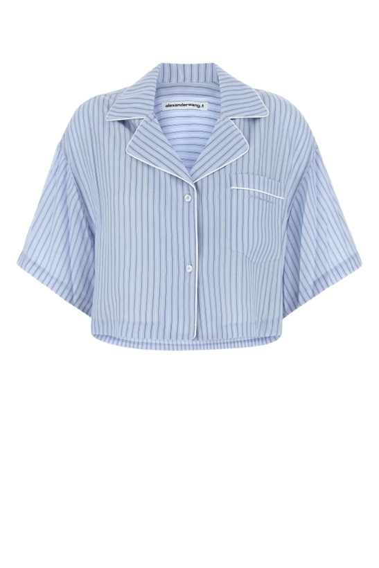 Photo: T by Alexander Wang Embroidered Lyocell Shirt