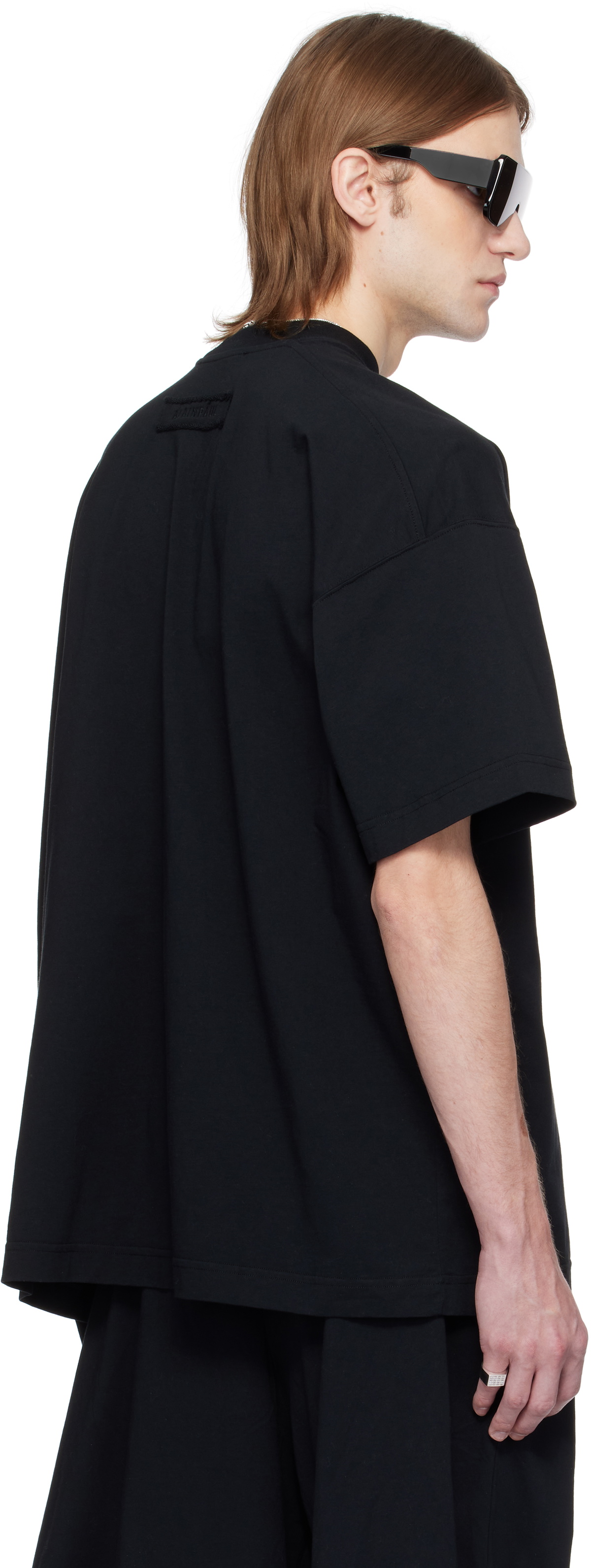 ALAINPAUL Black Extended T-shirt