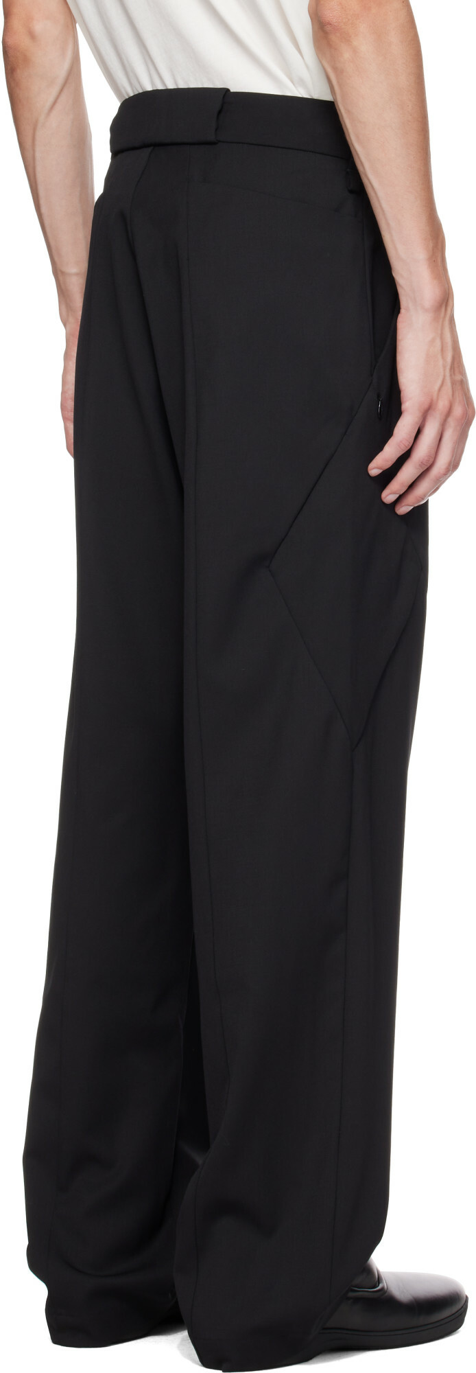 Kiko Kostadinov Black Erdiko Trousers
