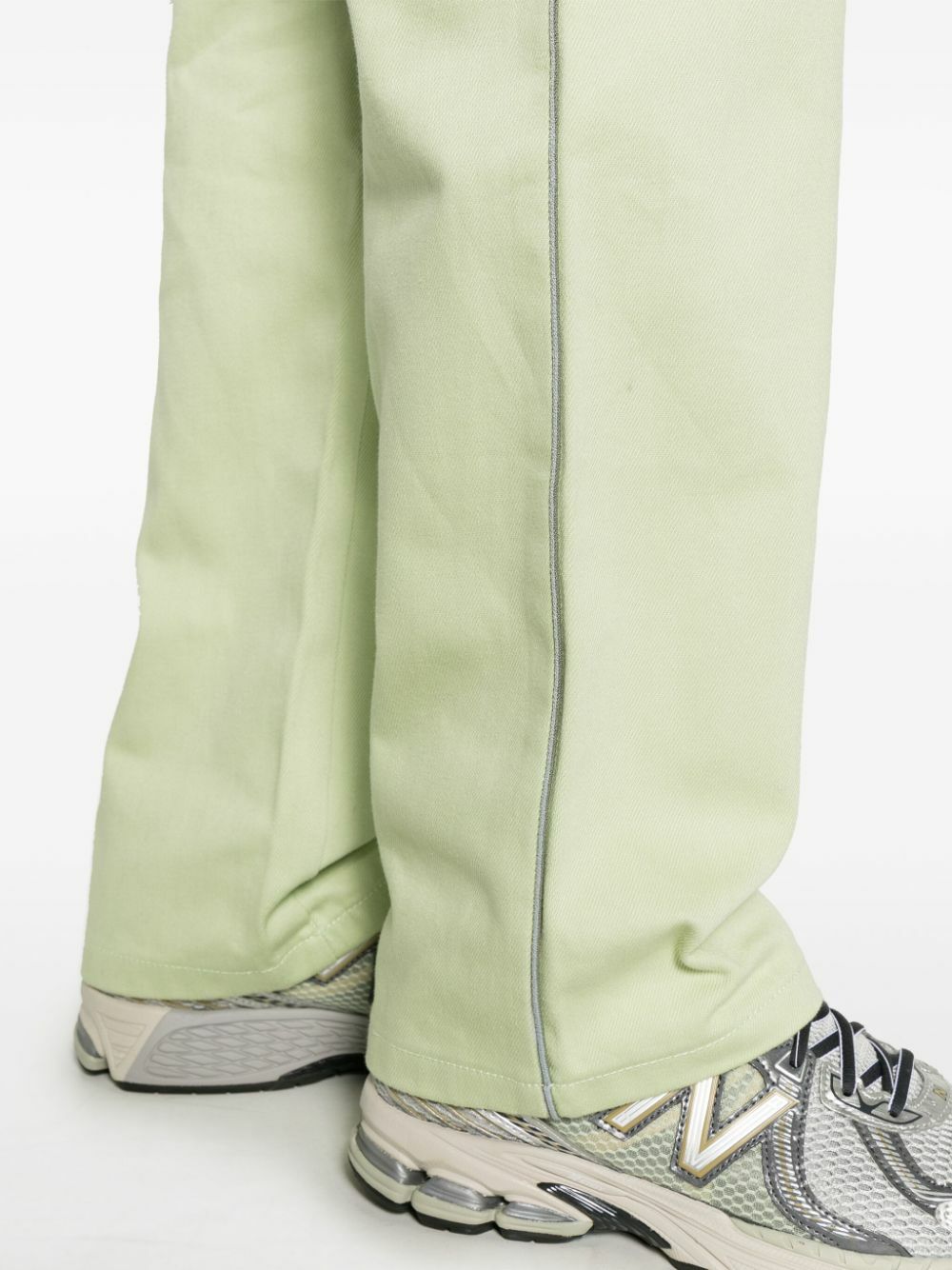 Robyn Lynch Green Straight-Leg Trousers