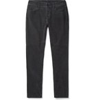 James Perse - Slim-Fit Stretch-Cotton Corduroy Trousers - Gray