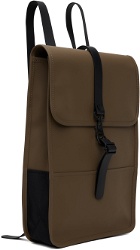 RAINS Brown Mini Backpack