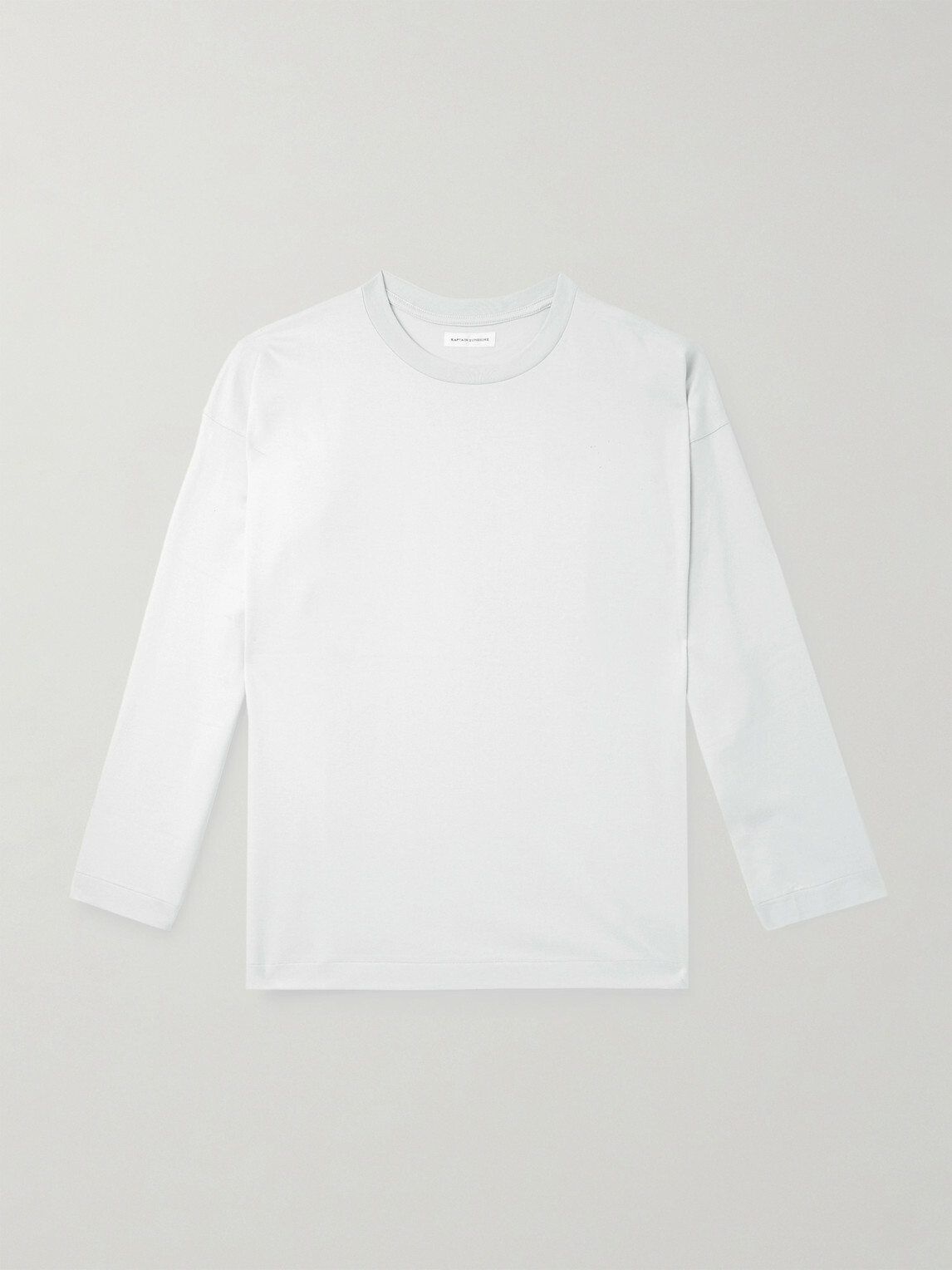 Kaptain Sunshine - Suvin Cotton-Jersey T-Shirt - Gray