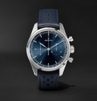 Zenith - Chronomaster Heritage 146 Automatic Chronograph 38mm Stainless Steel and Leather Watch - Blue
