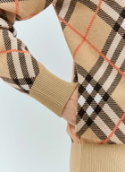 Burberry Check Wool-Blend Cardigan