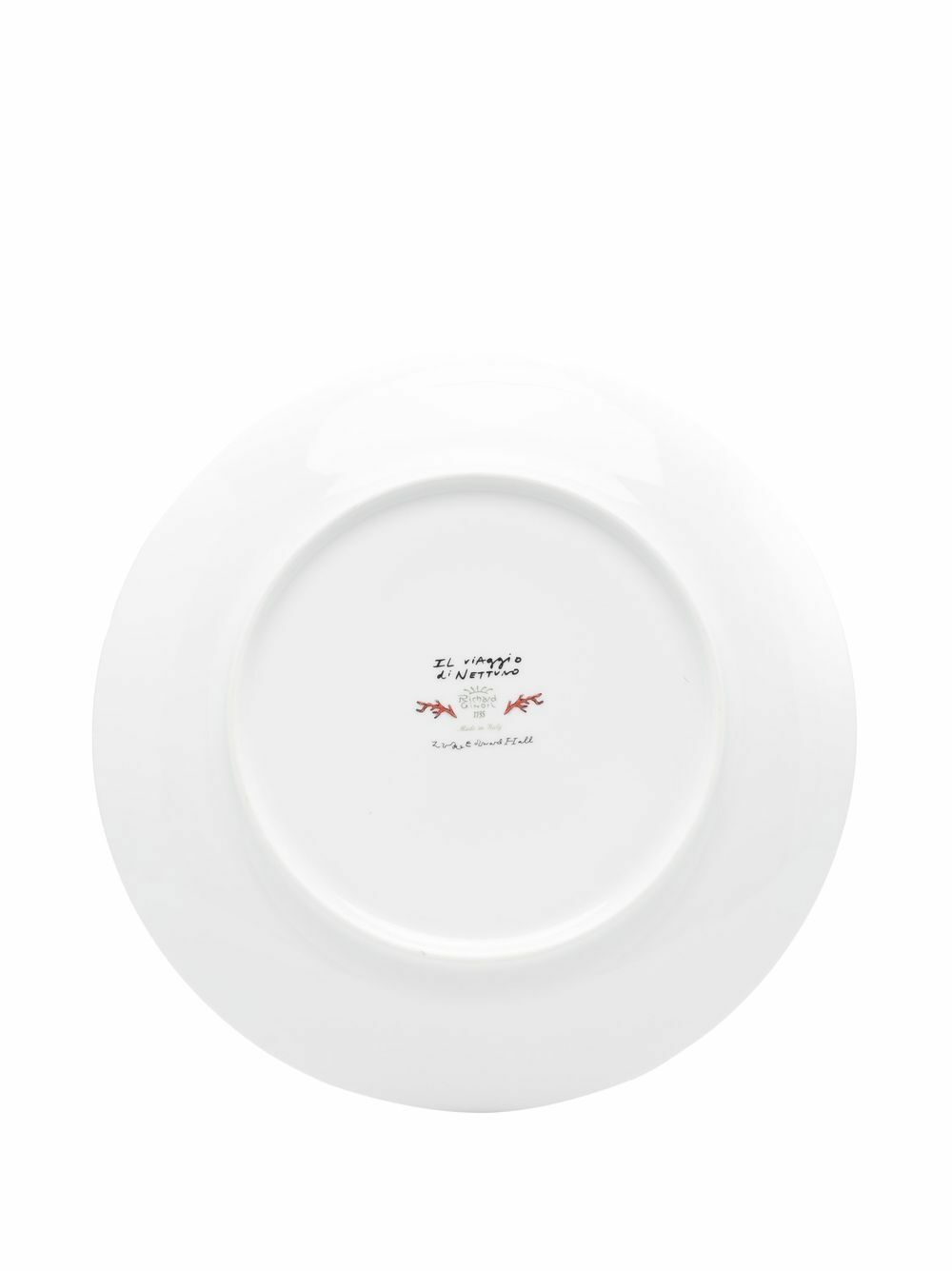 GINORI 1735 X Luke Edward Hall Pink Il Viaggio Di Nettuno Porcelain Charger Plate