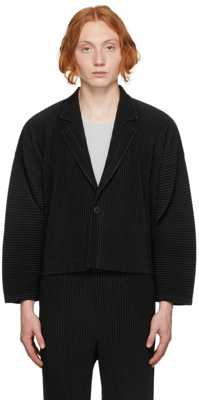 Photo: Homme Plissé Issey Miyake Black Monthly Color July Blouson Jacket