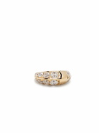 Lizzie Mandler Fine Jewelry 18K Yellow Gold Mini Crescent Diamond Single Hoop Earring