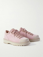 Diemme - Cornaro Rubber-Trimmed Suede Sneakers - Pink