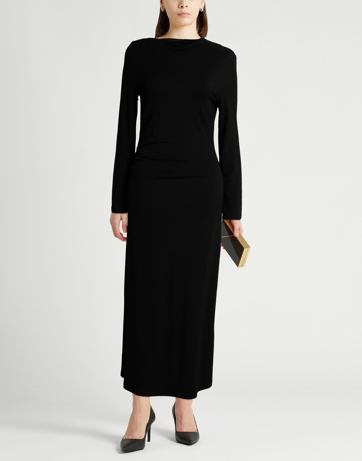 Peserico Womens Midi dress in Black