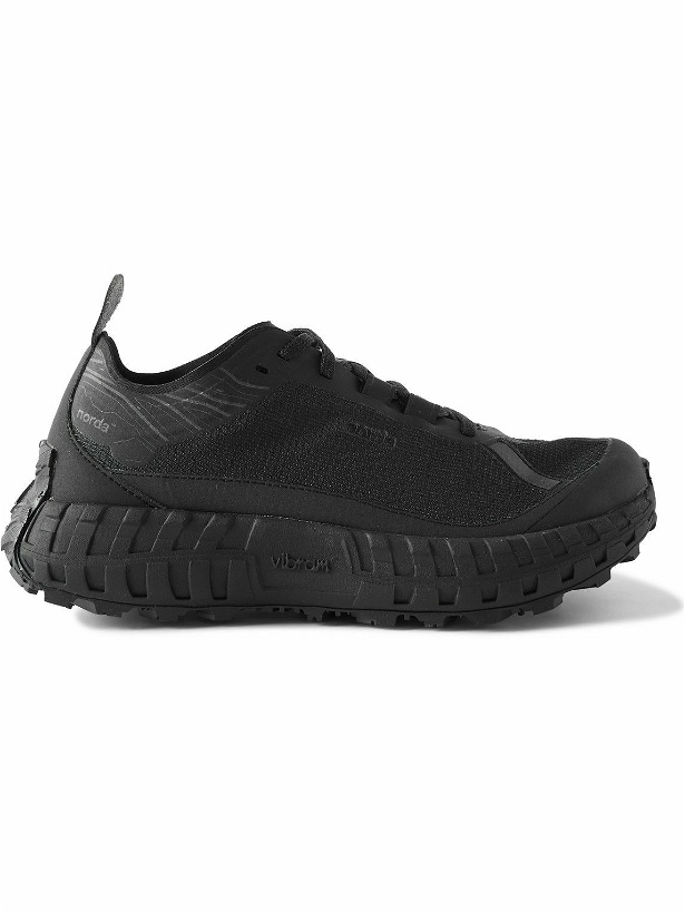 Photo: norda - 001 Mesh-Trimmed Dyneema® Running Sneakers - Black
