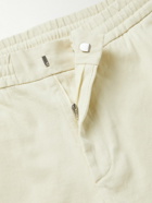 NN07 - Foss Tapered Cotton-Blend Twill Trousers - Neutrals