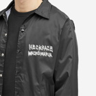 Wacko Maria Men's x Neckface Coach Jacket in Black