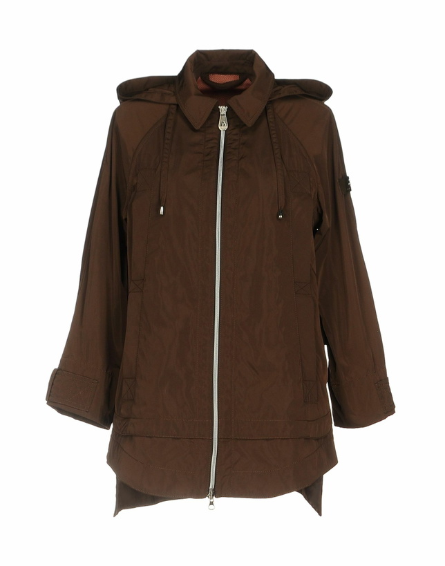 Photo: Peuterey Womens Overcoat & Trench Coat Chocolate in Brown