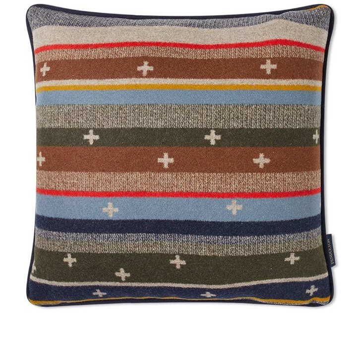 Photo: Pendleton Scout Stripe Jacquard Pillow