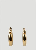 Classic Thick Small Hoop Earrings in Gold