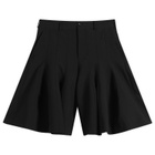 Comme des Garçons Homme Plus Men's Wool Structured Shorts in Black