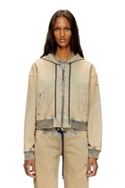 Diesel Zipped hoodie in coloured Jogg Jeans - Sweaters Womens in Multicolor