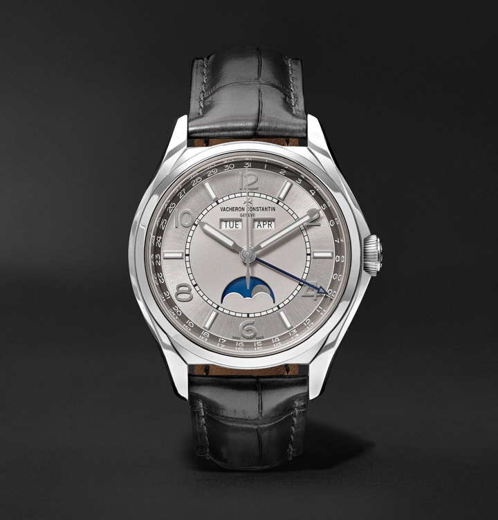 Photo: Vacheron Constantin - Traditionnelle Automatic Complete Calendar 40mm Stainless Steel and Alligator Watch, Ref. No. 4000E/000A-B439 X40A2017 - Unknown