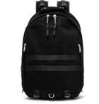 Indispensable - DayPack Faux Suede Backpack - Black