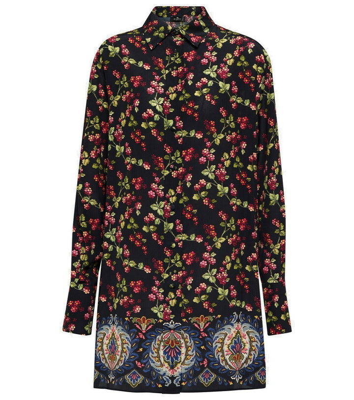 Photo: Etro Printed silk shirt