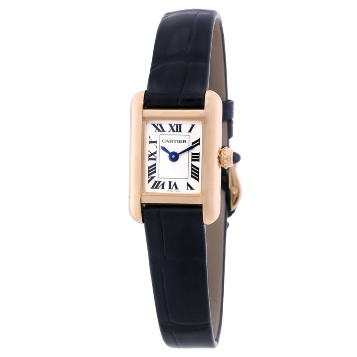Photo: Cartier Tank Louis Mini Model Quartz Silver Dial Watch WGTA0352