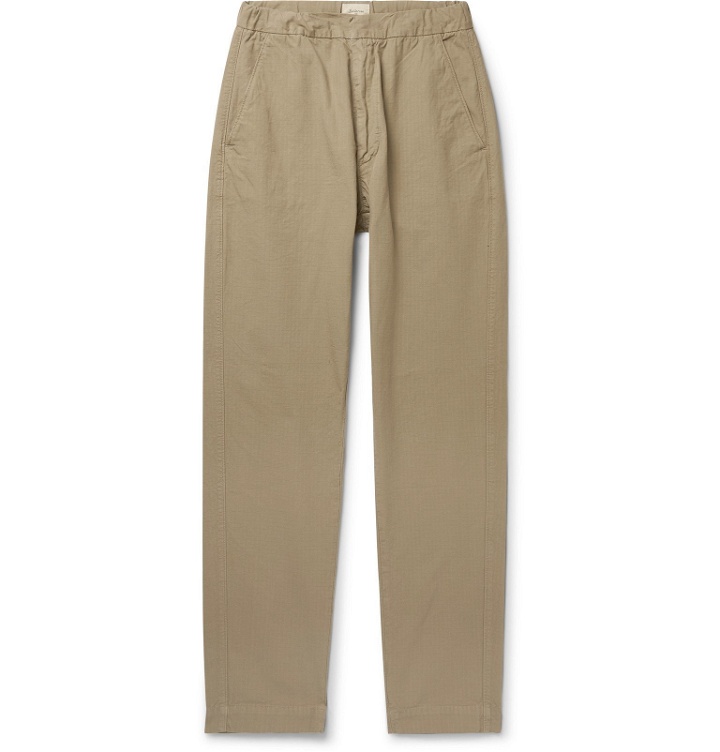 Photo: Bellerose - Tapered Cotton-Ripstop Drawstring Trousers - Neutrals