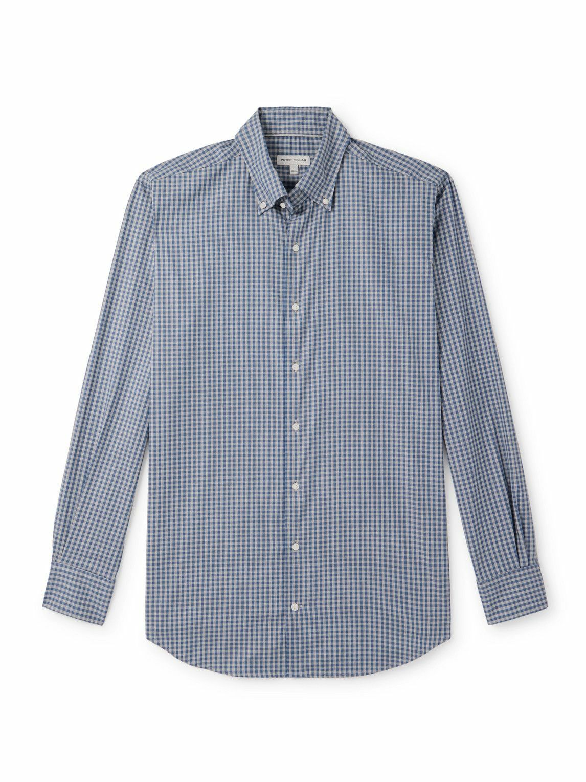 Peter Millar - Conway Crown Lite Checked Poplin Shirt - Blue