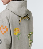 Kenzo - Embroidered cotton hoodie