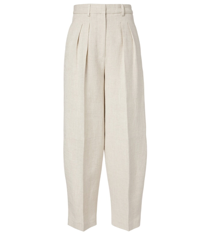 Photo: Altuzarra Dash cropped barrel-leg pants