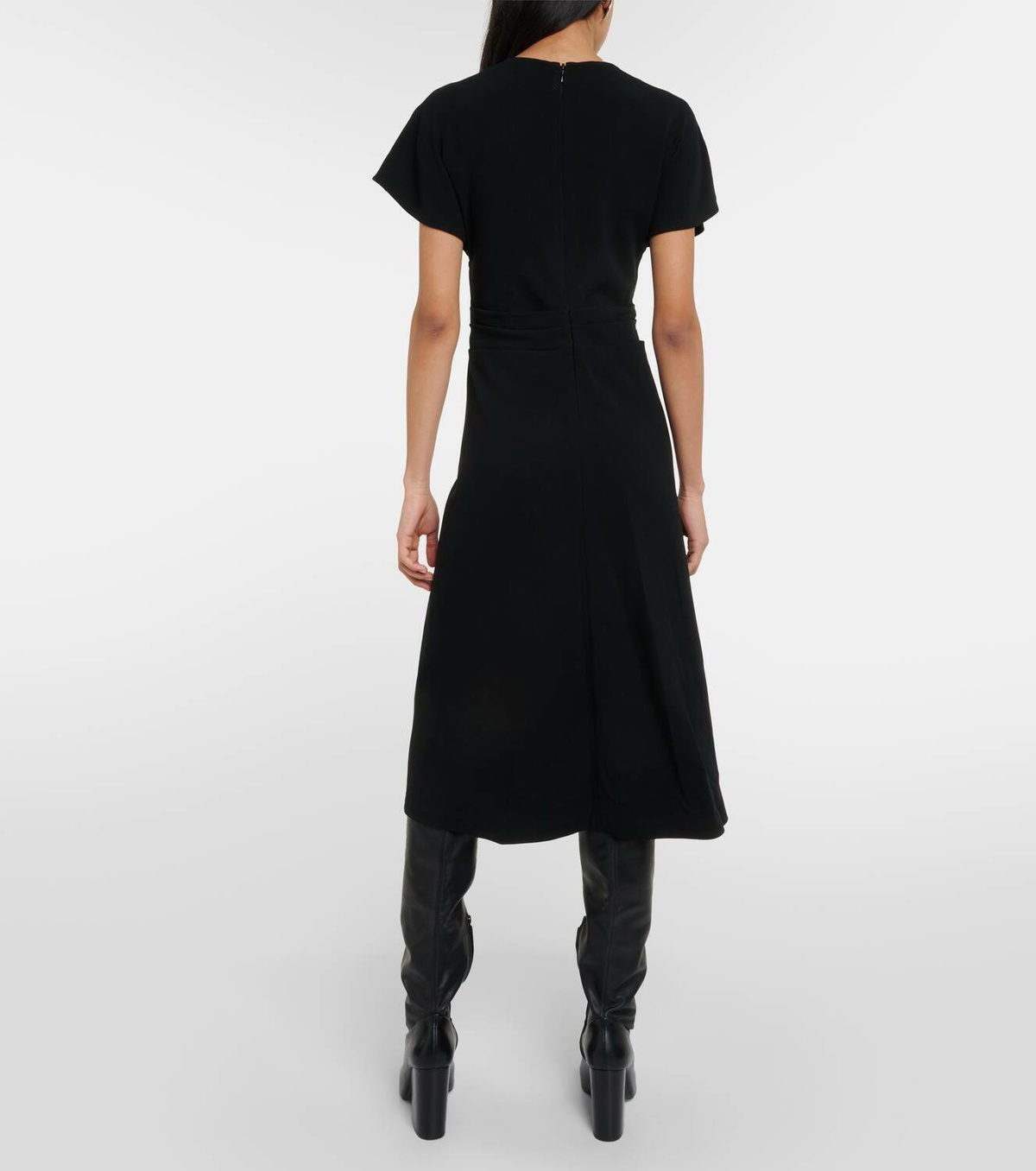 Proenza Schouler Julie draped crêpe midi dress