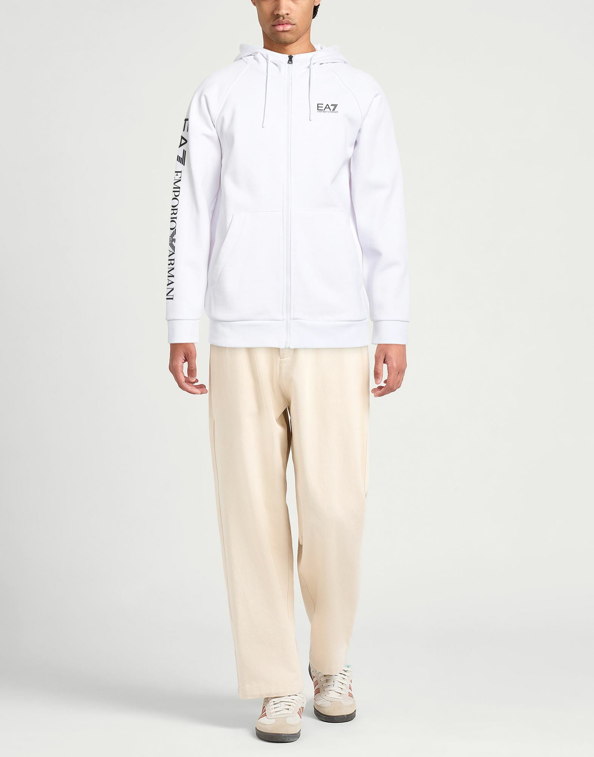 Ea7 Mens Sweatshirt in White