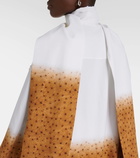 Loewe Printed bow-detail jersey shirt