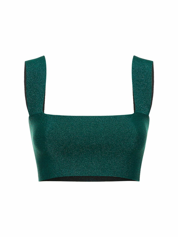 Photo: VICTORIA BECKHAM - Lurex Viscose Blend Bandeau Top