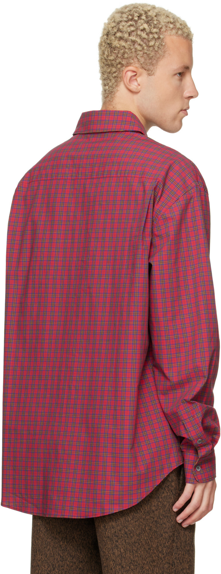 Marni Red Check Shirt